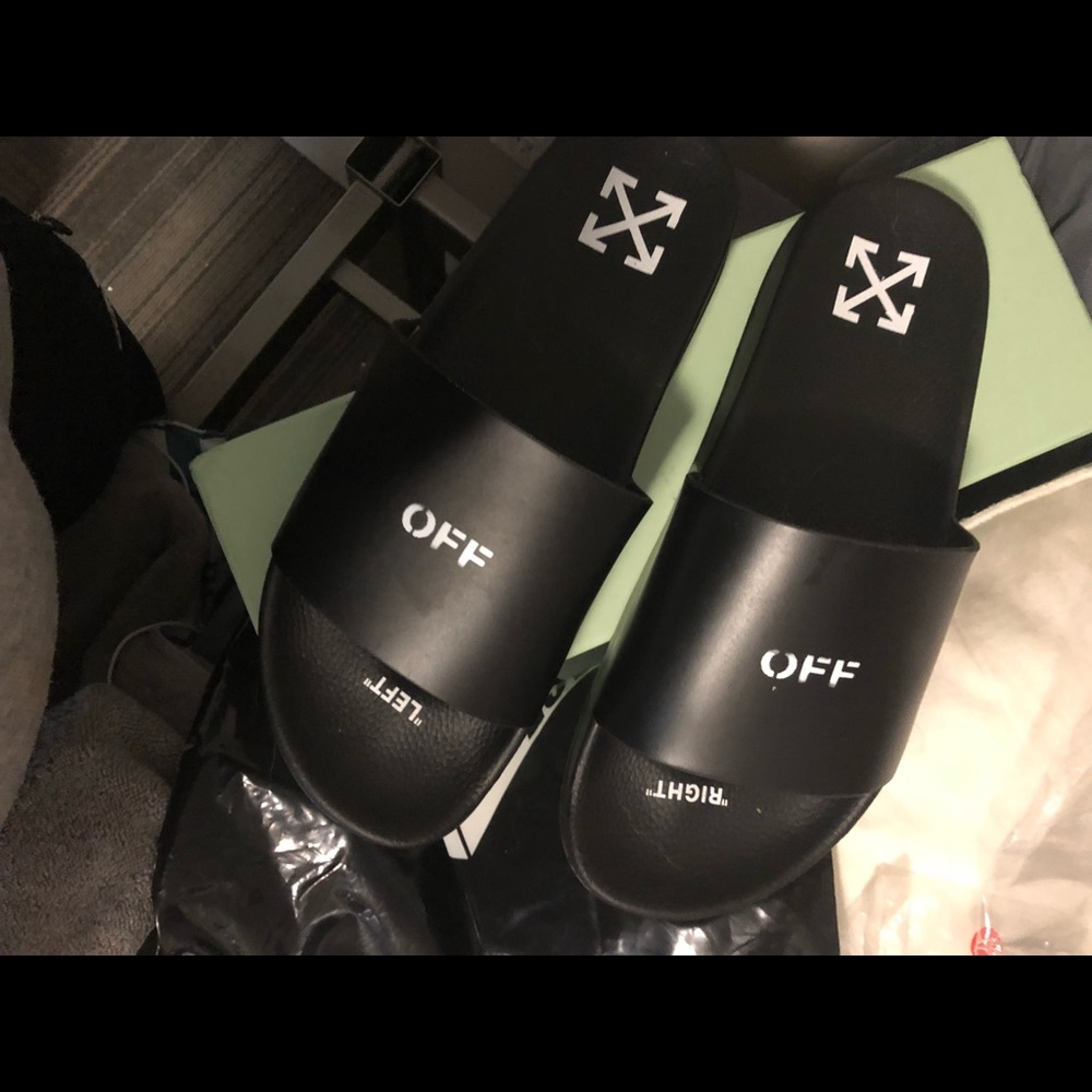 Deadstock off white slides